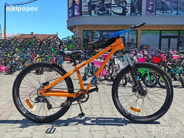 BG Алуминиев велосипед 26" JUMP hdb оранж, снимка 12 - Велосипеди - 54862592