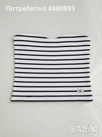 Топ Calvin Klein размер с , снимка 2 - Тениски - 55225207
