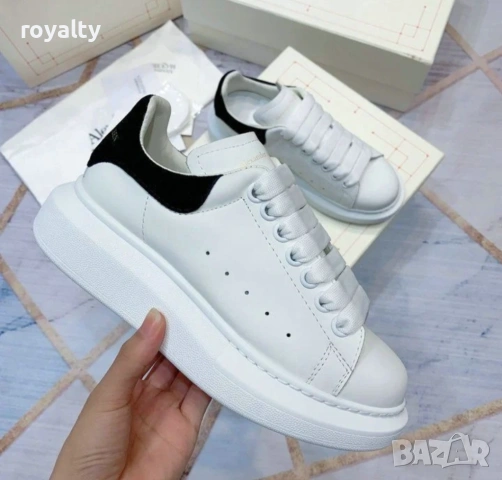 Alexander McQueen Нови Дамски Маратонки с Кутия 