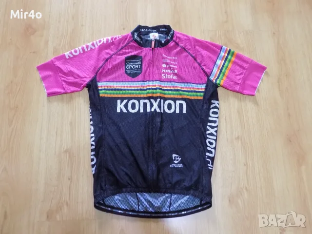 вело джърси marcello bergamo тениска екип шосейно колоездене оригинал XXL