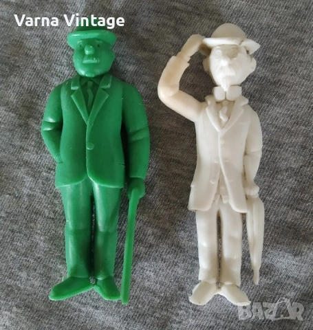 Колекционерски фигурки Tintin и Professor Calculus 70-ти години. ESSO Белгия., снимка 4 - Колекции - 54132143