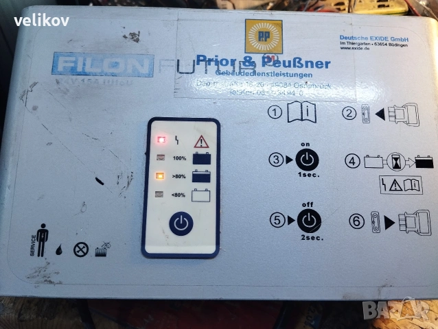 индустриално зарядно 24 v15А