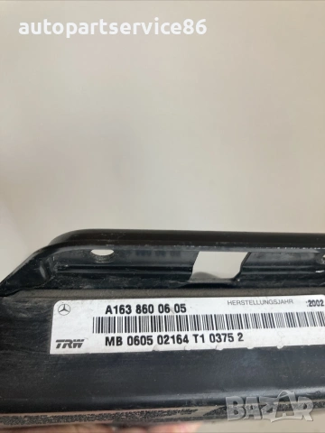 Модул на предна дясна врата за Mercedes ML W163 400 CDI (2004) A1638600605, снимка 2 - Части - 55277465