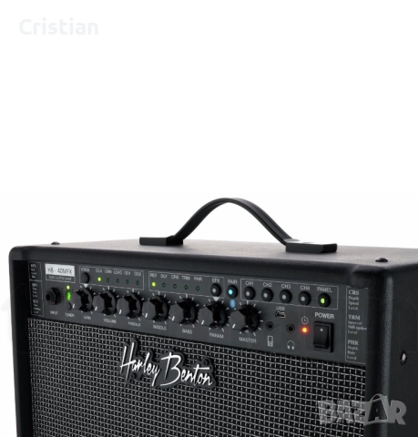 Чисто нов Harley Benton HB-40MFX (40W) с Bluetooth и DSP, снимка 4 - Китари - 54581352