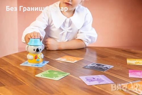 Нова Интерактивна коала Coco образователна игра с 16 карти животни Играчка дете, снимка 3 - Образователни игри - 54312611