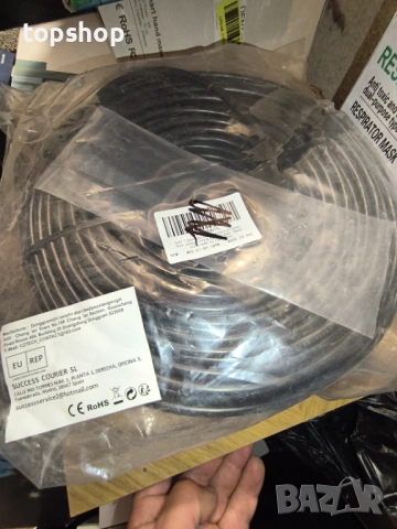 Чисто нов запечатан професионален външен LAN Кабел 100м CAT 7 – Водоустойчив, за Директно Закопаване, снимка 4 - Кабели и адаптери - 54272063