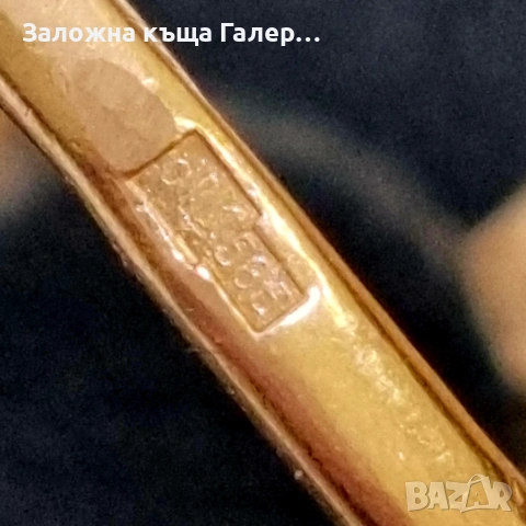 Стилен златен пръстен с фианит – 585 проба - 1,63г, снимка 8 - Пръстени - 54215041