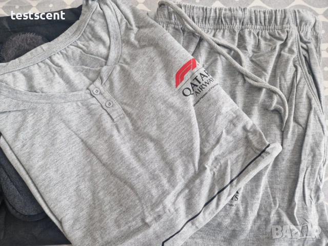 Комплект пижама Qatar Airways Бизнес Класа Formula 1 Pyjamas – унисекс размер М - чисто нови , снимка 14 - Други - 53867556