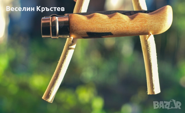 Сгъваем нож Opinel No.8 Carbone опинел Mod, снимка 3 - Ножове - 54707729