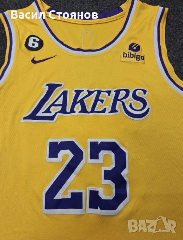 Лос Анжелис Лейкърс / LA Lakers NBA Lebron James #23 Nike Jersey - Размер М, снимка 3 - Фен артикули - 54608946