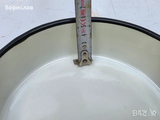 Емайлирана тава - тенджера, снимка 3 - Съдове за готвене - 55607309