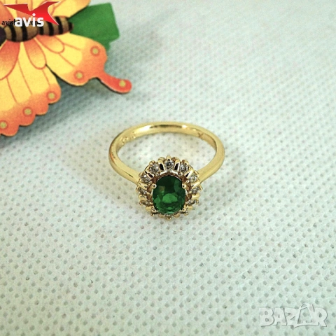 Пръстен с 14К златно покритие 224873