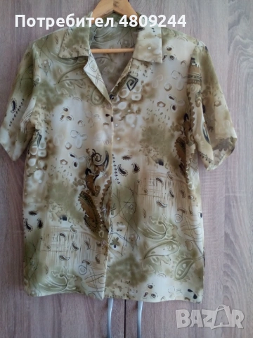 Дамска риза къс ръкав № 50