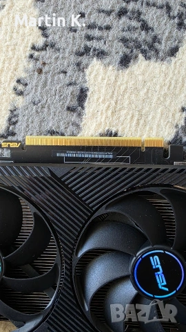 Видеокарта Asus dual 3050 oc 8GB, снимка 4 - Видеокарти - 54332325