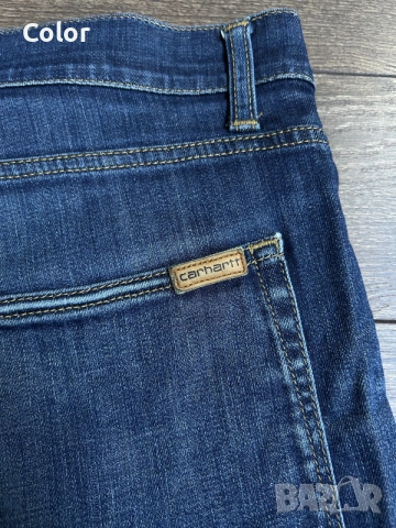 Дънкови къси панталони Carhartt, снимка 4 - Къси панталони - 55483248