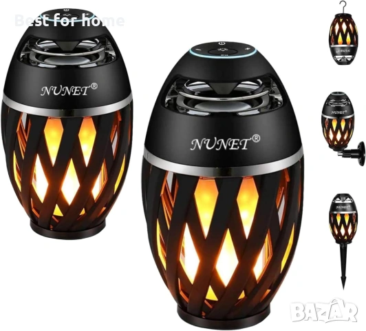 Външни високоговорители, Bluetooth високоговорители Tiki Torch с трептящ пламък