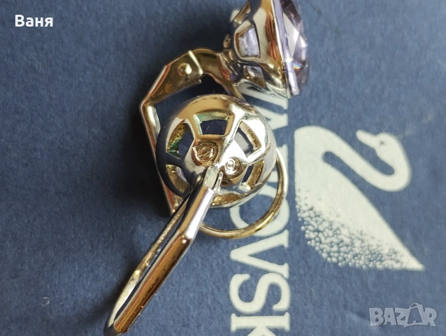 Оригинални обеци Swarovski , снимка 4 - Обеци - 54798305
