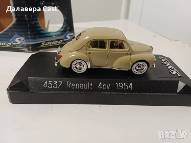 1/43 Renault 4cv 1954 Solido , снимка 4 - Колекции - 54578309