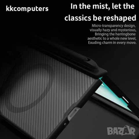 NILLKIN CamShield Prop за Samsung Galaxy Z Fold7 5G Магнитен PC Калъф със Стилус, Стойка, Защита на , снимка 7 - Калъфи, кейсове - 55174730