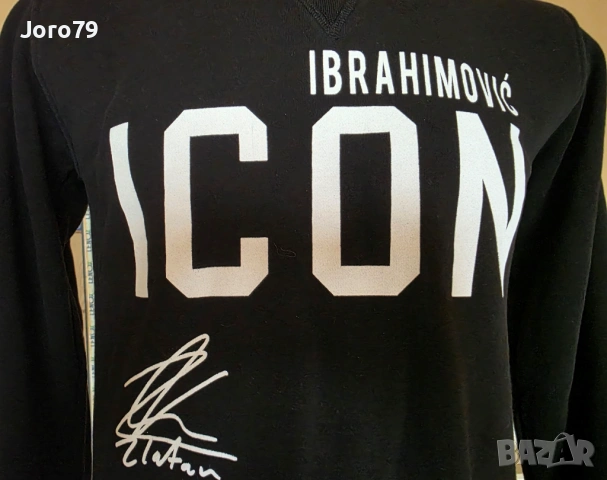 DSQUARED2 X Zlatan Ibrahimovic ICON  Мъжки Суичър Горница Раз.S, снимка 3 - Суичъри - 54389357