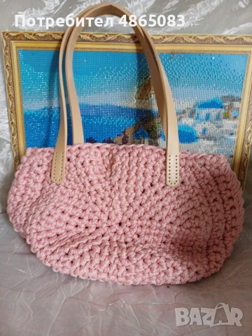 Дамски плетени чанти, снимка 4 - Чанти - 55093502