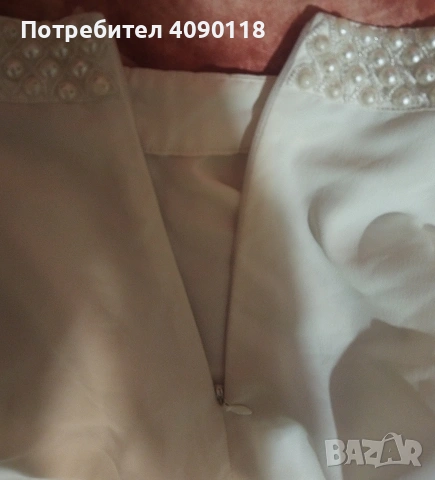 Бяла блуза с дълъг ръкав H&M, снимка 2 - Блузи с дълъг ръкав и пуловери - 54368623