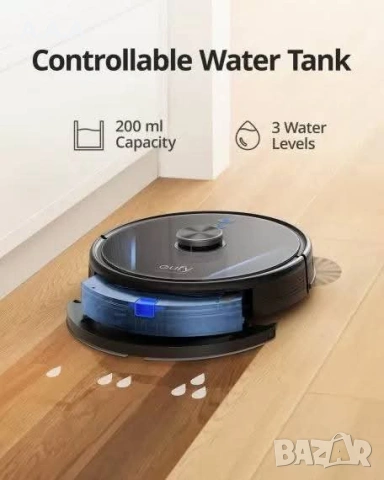 Робот прахосмукачка Eufy RoboVac LR30 Hybrid, снимка 6 - Прахосмукачки - 54612685