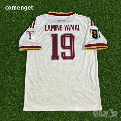 СВЕТОВНО 2026! SPAIN / ИСПАНИЯ YAMAL фланелка! Поръчай с име и номер по ТВОЙ избор!, снимка 3 - Тениски - 55181314