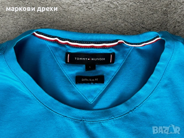 Tommy Hilfiger Tjm Тениска Син Twilight, снимка 5 - Блузи - 54493726