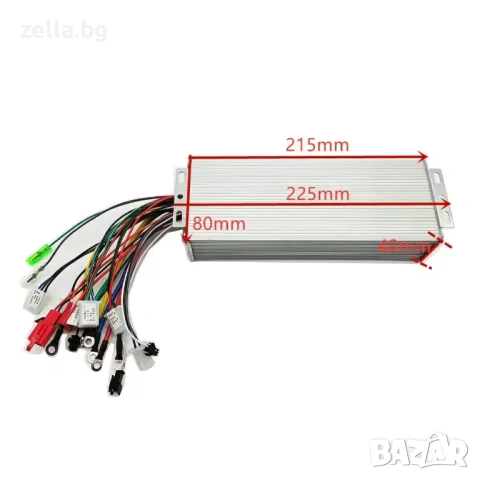 Контролер за електрически велосипед / тротинетка 48V 52V 60V 1000W–1500W 40A 10363, снимка 5 - Велосипеди - 54685037