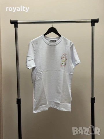 Casa Blanca Нова Бяла Мъжка Тениска 