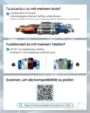 OTTOCAST Play2Video Ultra 3-в-1 AI Box – CarPlay, Android Auto, YouTube/Netflix, снимка 3 - Аксесоари и консумативи - 54884646