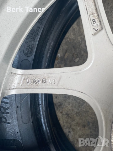 17 цола 5х120  Borbet за Bmw, снимка 3 - Гуми и джанти - 55158676