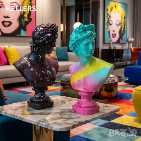 Фигура, статуя pop art статуетка, декорация, снимка 2 - Декорация за дома - 54515891