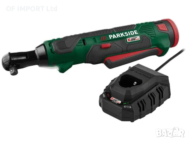 Акумулаторна Тресчотка PARKSIDE PAR 12 B1 с Батерия и Зарядно Устройство, снимка 2 - Други инструменти - 54848003