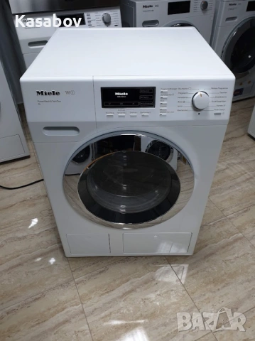 9кг - Miele - Пара - TwinDos - Подсветка - Пералня Миеле 12м Гаранция, снимка 4 - Перални - 54249322