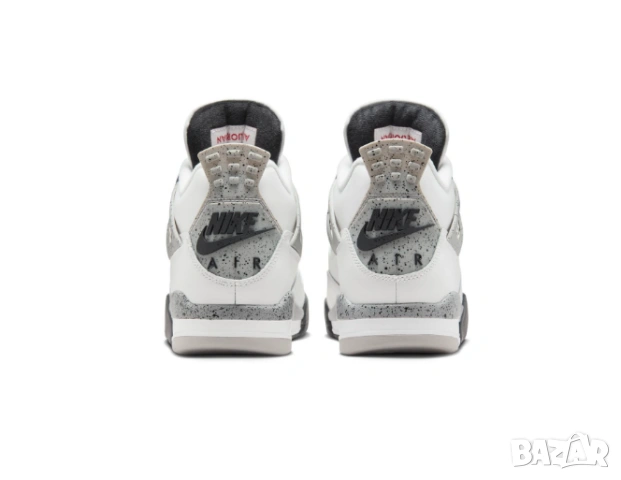 маратонки  Air Jordan 4 Retro "White Cement". номер 41, снимка 5 - Маратонки - 54152359