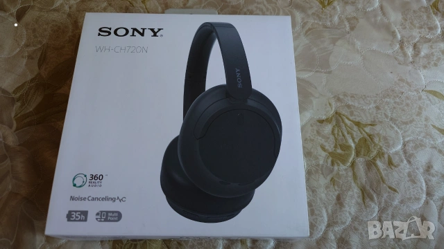 Слушалки с активно шумоподтискане Sony WH-CH720N