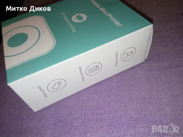 Безжичен преносим термичен принтер Bluetooth приложение нов, снимка 3 - Принтери, копири, скенери - 55570091