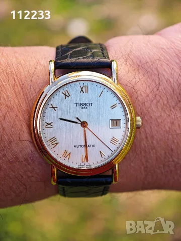 Tissot Carson Automatic 35.5 mm 18K Yellow Gold, снимка 12 - Мъжки - 55675036
