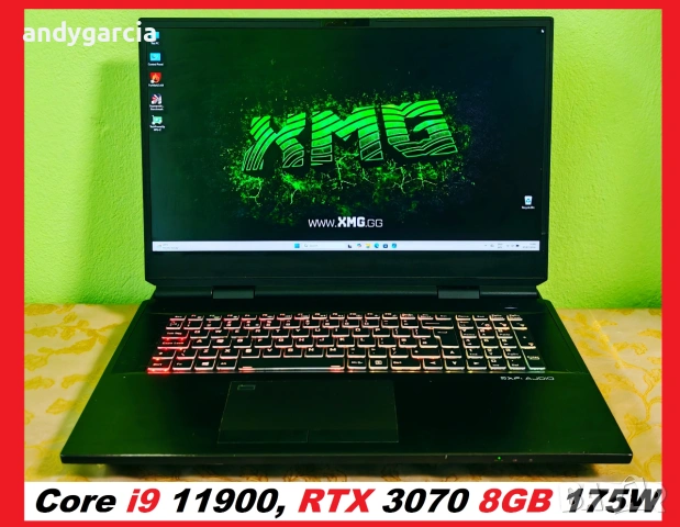 RTX 3070 8GB 175W/Intel Core i9 - 11900 Desktop/16GB RAM/1TB SSD/17.3 144hz IPS FHD/Clevo X170KM-G