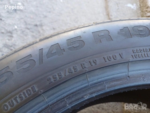 255/45 R19 CONTINENTAL SportContact 5, снимка 6 - Гуми и джанти - 54732927