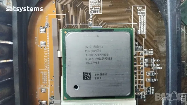 Дънна платка Asus P4C800 Deluxe Socket 478 CPU+FAN+RAM+LAN, снимка 8 - Дънни платки - 55514248