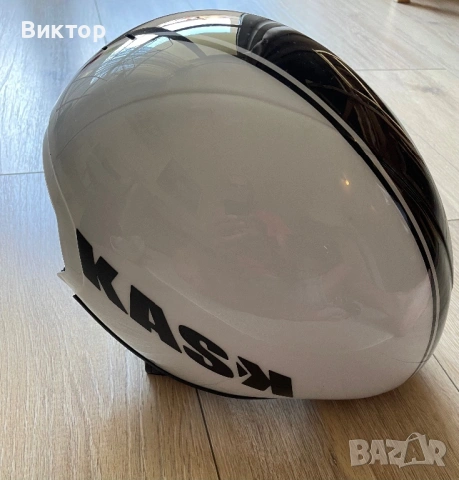 Каска за бягане по часовник (Time Trial), триатлон или писта Kask Bambino размер: L, снимка 3 - Аксесоари за велосипеди - 54929863