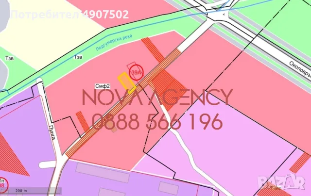 Продава Парцел в град София, с. Световрачене, 1037 кв.м 130 000 €, снимка 2 - Парцели - 55574027