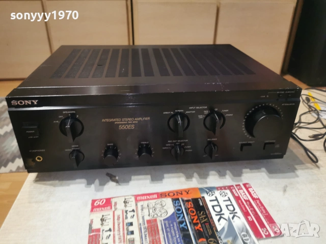 SONY TA-F550ES AMPLIFIER-MADE IN JAPAN ВНОС SWISS 1207261026L1, снимка 8 - Ресийвъри, усилватели, смесителни пултове - 55247380