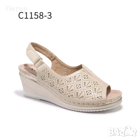 Дамски сандали код 1158-3