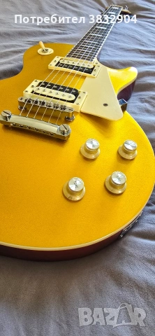 Електрическа Китара Stagg SEL-STD Gold Top Les Paul Type, снимка 3 - Китари - 54761896