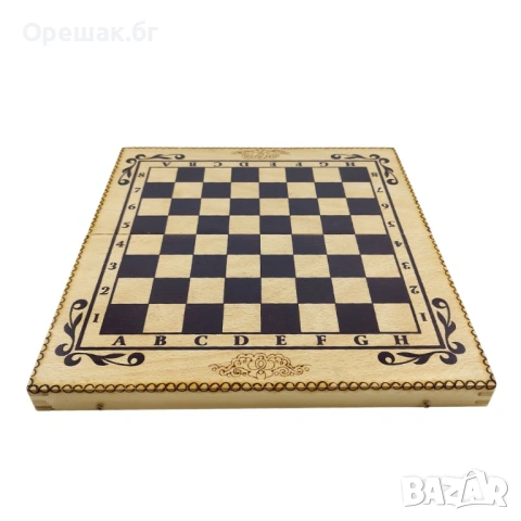 КУТИЯ ЗА ШАХ И ТАБЛА БУК ПИРОГРАФ 34/34, снимка 5 - Шах и табла - 54710817