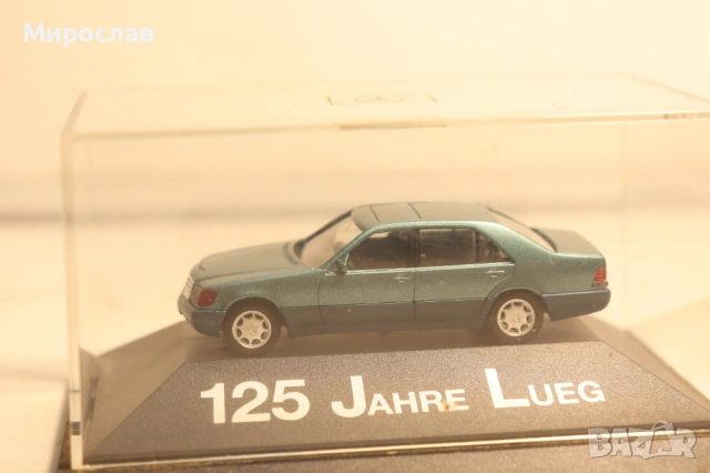 HERPA 1:87 H0 MERCEDES BENZ W 140 600 SEL МОДЕЛ КОЛИЧКА, снимка 2 - Колекции - 54396466